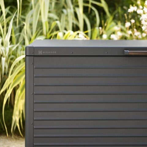 Skrzynia Ogrodowa Aluminiowa Mirador Premium H 776 L Antracyt Trwała i Wodoodporna