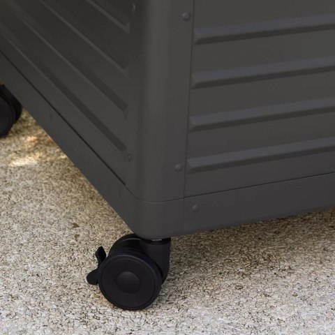Skrzynia Ogrodowa Aluminiowa Mirador Premium H 776 L Antracyt Trwała i Wodoodporna