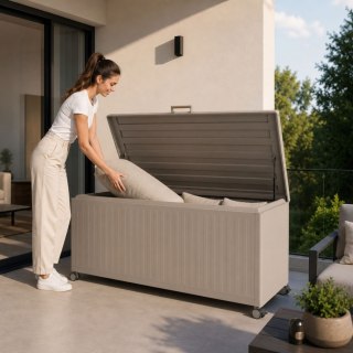 Skrzynia Ogrodowa Aluminiowa Mirador Premium V 1099 L Grau Trwała i Wodoodporna