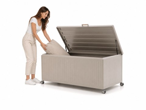Skrzynia Ogrodowa Aluminiowa Mirador Premium V 1099 L Grau Trwała i Wodoodporna