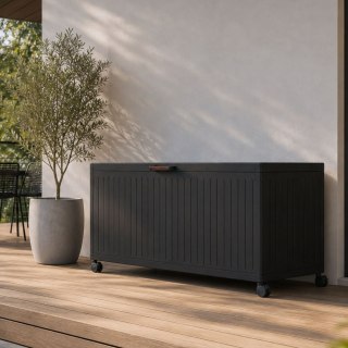 Skrzynia Ogrodowa Aluminiowa Mirador Premium V 829 L Antracyt Trwała i Wodoodporna