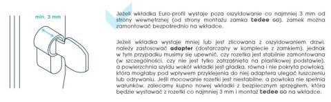 Zamek inteligentny tedee GO2 powered by GERDA (czarny)