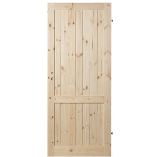 Drzwi Drewnianie Duo Loft Classic Sęczne Pełne Skrzydło 80 Lewe Outlet