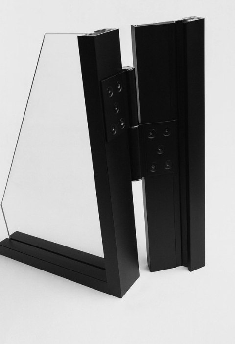 Drzwi Lumin LOFT 1080mm z naświetlem górnym + bocznym ze wzorem 4 pola NA WYMIAR