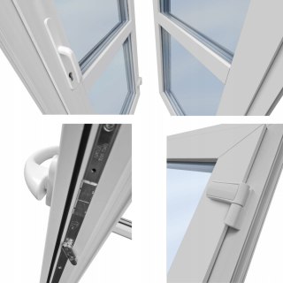 Drzwi PCV Zewnętrzne Białe 110 x 210