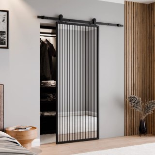 Drzwi Przesuwne Szklane Wąskie Lamele Pasy Baldur Aluminium Loft System Różne wymiary