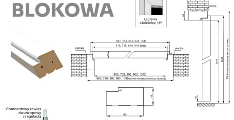 Drzwi Szklane Plato Tafla Szkło Mleczne Białe z Ościeżnicą Kolory Okucia Voster Konfiguracja