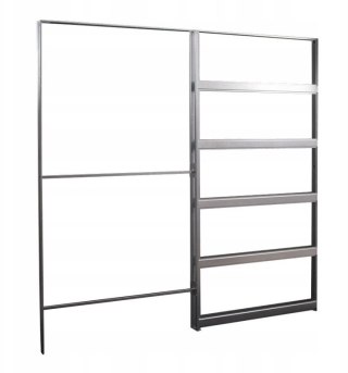 Drzwi Szklane Przesuwne System GK do zabudowy Kaseta 75/85 cm Zestaw