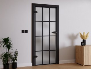 Drzwi Szklane Tafla Loft Glass 12 Pól 80cm Szło Przeźroczyste / Mleczne
