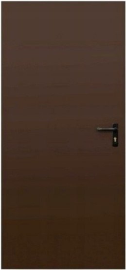 Drzwi Techniczne Brązowe Hormann ZK ISO 90cm 900 x 2000