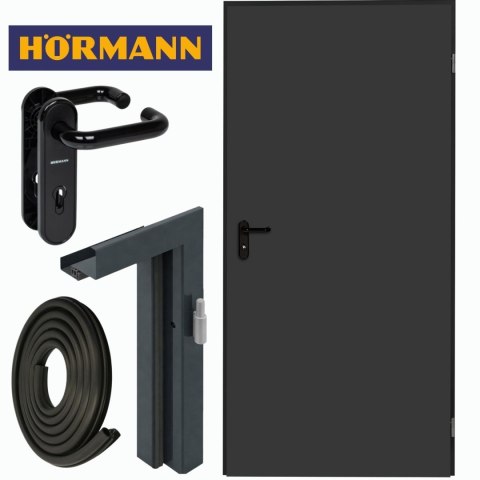 Drzwi Techniczne Hormann ZK ISO Antracyt 70cm 700 x 2000