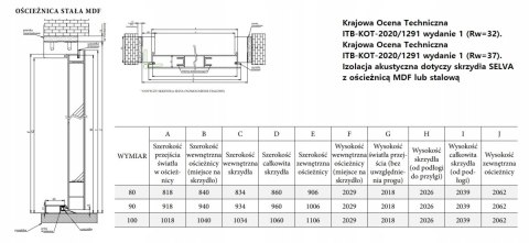 Drzwi Wejściowe Soller Pełne Wewnątrzklatkowe z ościeżnicą