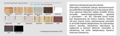 Drzwi Wejściowe Wewnątrzklatkowe Selva 10 Intarsja z ościeżnicą
