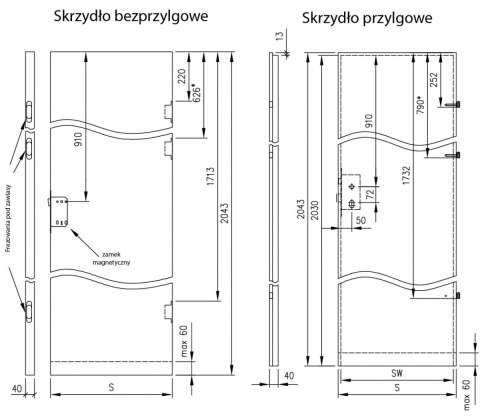 Okno PCV Plastikowe Typowe 2 Szybowe Białe 865 x 1135