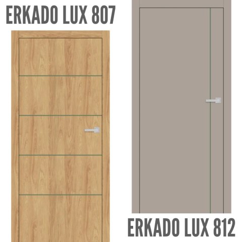 Drzwi Wewnętrzne Intarsja LUX OLIWKA Erkado Pełne