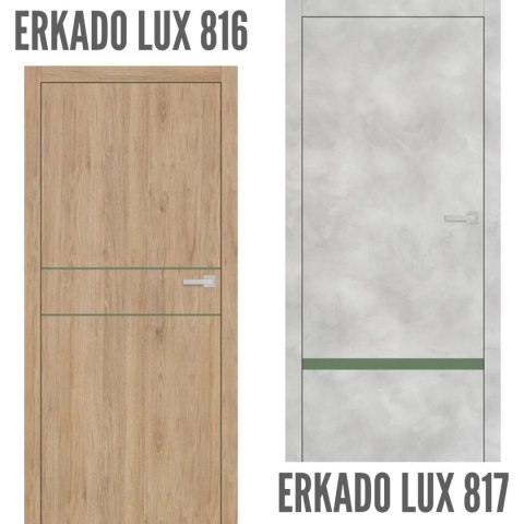 Drzwi Wewnętrzne Intarsja LUX OLIWKA Erkado Pełne