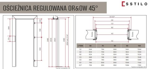Drzwi Wewnętrzne Lento Ramowe Białe | NA MAGAZYNIE z ościeżnicą opcja Economy+