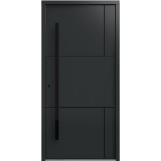 Drzwi Zewnętrzne Gerda Premium Sion B Antywłamaniowe RC2 Komplet Ościeżnica Zamki Klamki