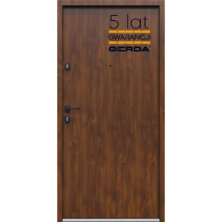 Drzwi Zewnętrzne GERDA TEMPO Płaskie 75mm SELECT Dąb Szlachetny Szybka Realizacja