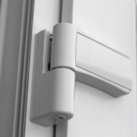Drzwi Zewnętrzne PCV Pełne Panel 1000X2050 Techniczne Białe