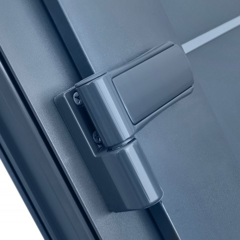 Drzwi Zewnętrzne PCV Pełne Panel 900X2050 Techniczne Antracyt