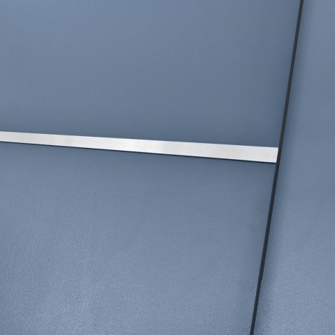 Drzwi Zewnętrzne Wejściowe PCV Pełne Antracyt INOX 100X210
