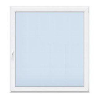 Okno PCV Plastikowe 2 Szybowe Białe Od Ręki 1000 x 1135 mm Typowe