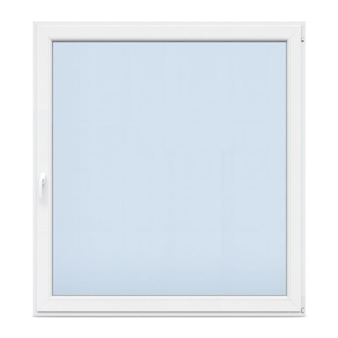 Okno PCV Plastikowe 2 Szybowe Białe Od Ręki 1000 x 1135 mm Typowe