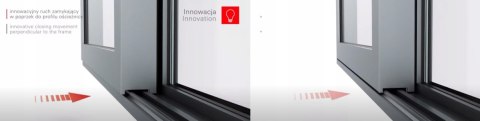 Okno Przesuwne 1700 x 2100 Smart Slide HST Trzyszybowe