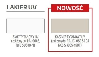 Ościeżnica Regulowana LAKIER UV Przylgowa Kolory Zakresy Erkado