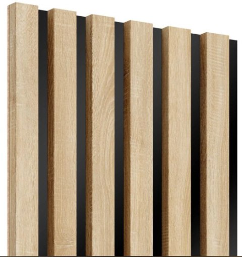 PANEL LAMELOWY 41x190x2750 Dąb Sonoma Czarna Płyta