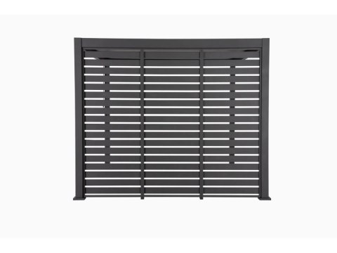 Panel Żaluzjowy H Mirador 93 cm - Panel Poziomy Do Pergoli 111 3 m Premium i Deluxe antracyt