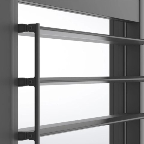 Panel Żaluzjowy Regulowany 123 cm - Pergola tarasowa MIRADOR 4m Deluxe i Premium 111 - Antracyt
