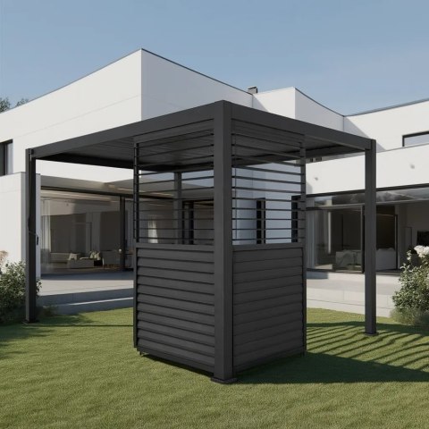 Panel Żaluzjowy Regulowany 93 cm - Pergola tarasowa MIRADOR 3m Deluxe i Premium 111 - Antracyt