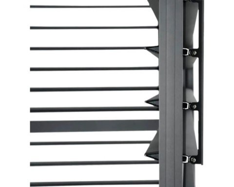 Panel Żaluzjowy Regulowany 93 cm - Pergola tarasowa MIRADOR 3m Deluxe i Premium 111 - Antracyt