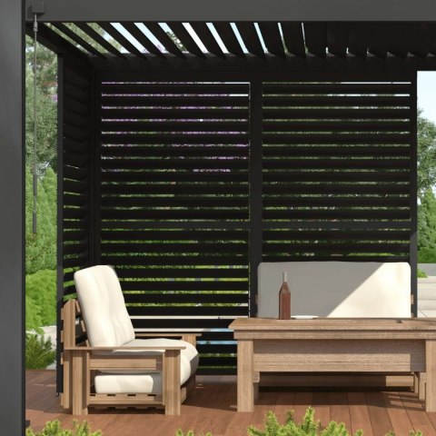Panel Żaluzjowy Regulowany 93 cm - Pergola tarasowa MIRADOR 3m Deluxe i Premium 111 - Antracyt