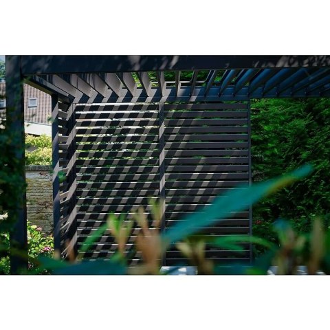 Panel Żaluzjowy Stały 113 cm - Pergola tarasowa MIRADOR Deluxe i Premium 111 - Antracyt