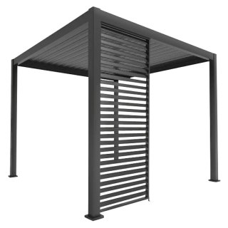 Panel Żaluzjowy Stały 123 cm - Pergola tarasowa MIRADOR Deluxe i Premium 111 - Antracyt
