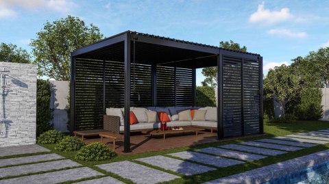 Panel Żaluzjowy Stały 93 cm do Pergoli Tarasowych Mirador SOLID i BASIC BESTSELLER OD RĘKI